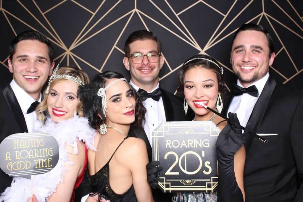 Classic Photobooth at a Great Gatsby themed event.