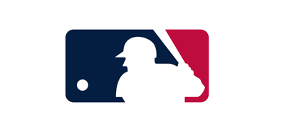 MLB logo on transparent background, client of Stay Golden Photo Booth