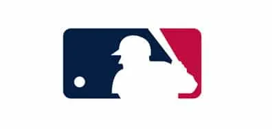 MLB logo on transparent background, client of Stay Golden Photo Booth
