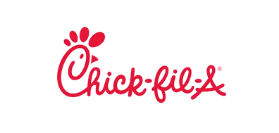 Chick-fil-A logo on transparent background, client of Stay Golden Photo Booth