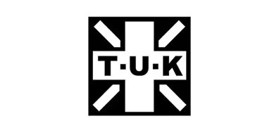 T.U.K. logo on transparent background, client of Stay Golden Photo Booth