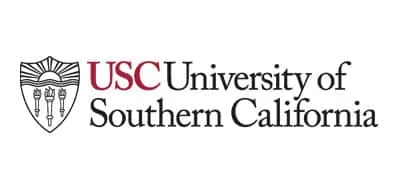 USC University of Southern California logo on transparent background, client of Stay Golden Photo Booth