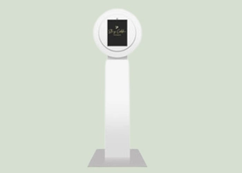 Our Mini Photo Booth Rental is a sleek, self-serve setup perfect for capturing moments at any event.