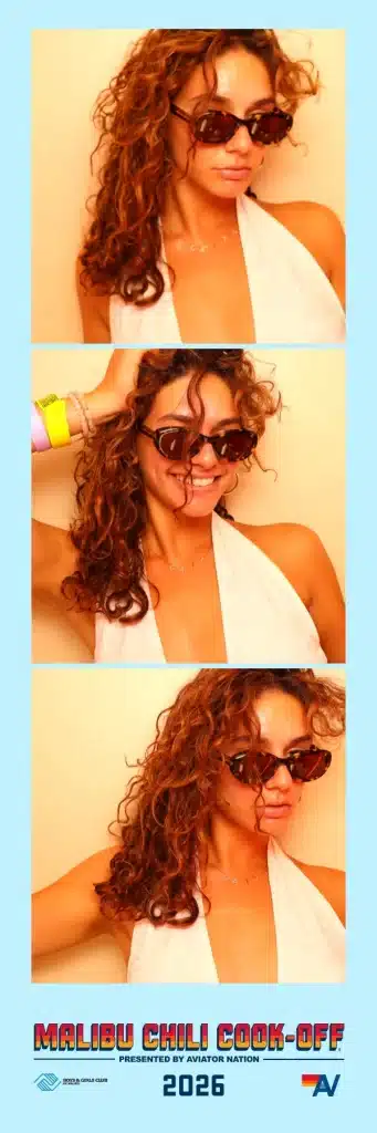 a custom photo strip for Aviator Nation