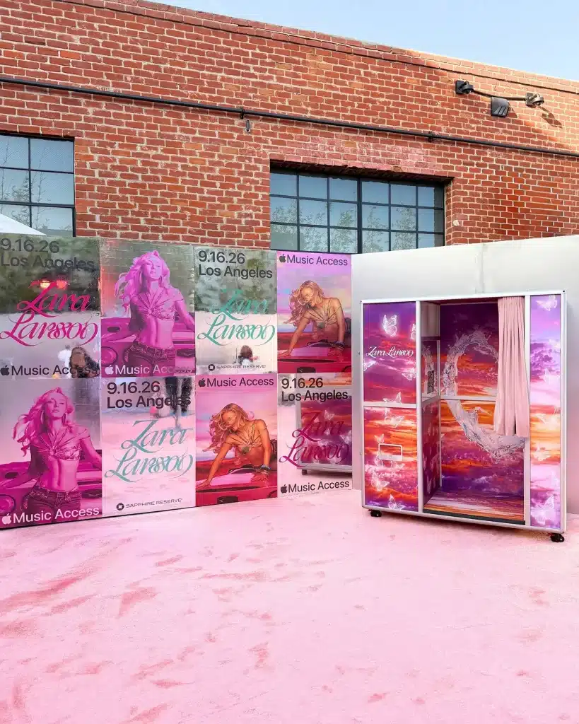 Apple Music Access with Zara Larsson With Backdrop